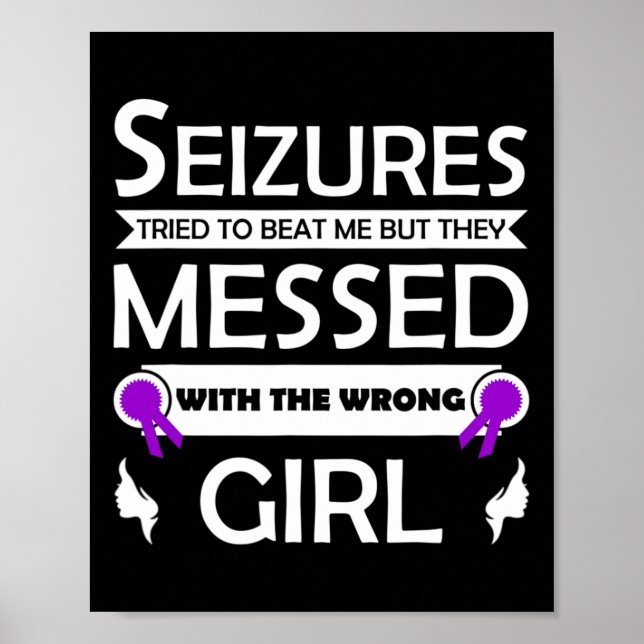 Epilepsie Krampfanfall Bewusstsein Epileptische Er Poster (Vorne)