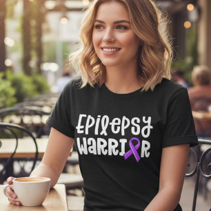 Epilepsie-Krieger Lila Band Tri-Blend Shirt