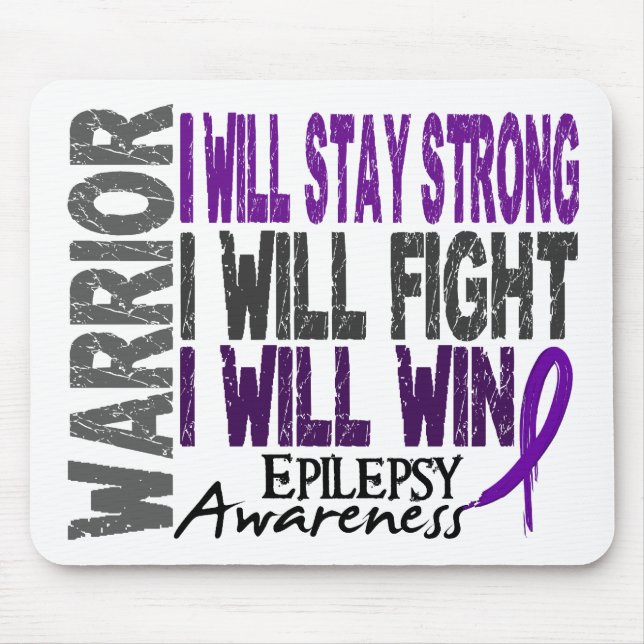 Epilepsie-Krieger Mousepad (Vorne)