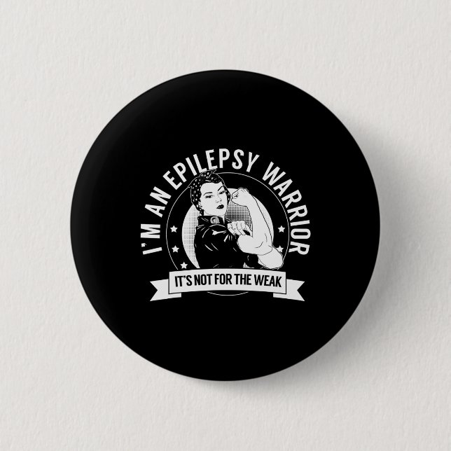 Epilepsie-Krieger Nftw - Epilepsie-Bewusstsein  Button (Vorderseite)
