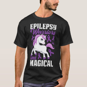 Epilepsie-Krieger sind magisch Lila Band und UNO T-Shirt