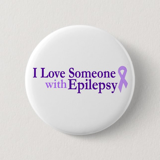 Epilepsie-Liebe Button (Vorderseite)