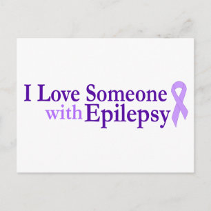 Epilepsie Liebe Postkarte