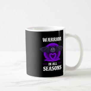 Epilepsie Lila Bewusstsein Ribbon Krieger Bat Hall Kaffeetasse