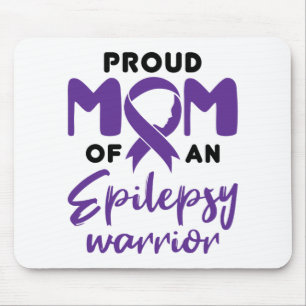 Epilepsie Mama Proud Mama eines Epilepsie-Kriegers Mousepad