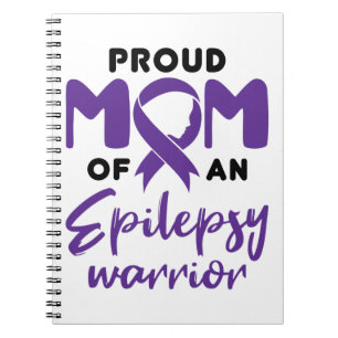Epilepsie Mama Proud Mama eines Epilepsie-Kriegers Notizblock