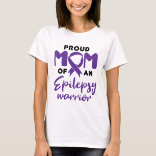 Epilepsie Mama Proud Mama eines Epilepsie-Kriegers T-Shirt
