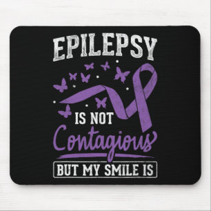 Epilepsie nicht ansteckend mein Lächeln ist Epilep Mousepad