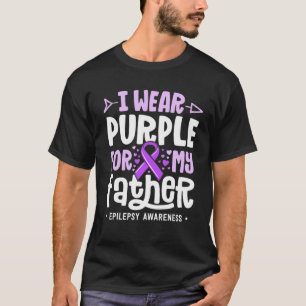 Epilepsie Ribbon Shirt ich tragen Lila für meinen 