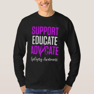 Epilepsie Sensibilisierung Erziehung Epileptic War T-Shirt
