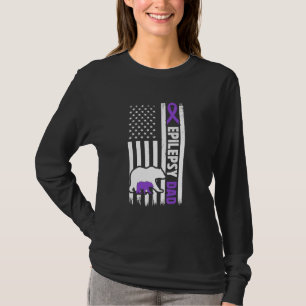 Epilepsie Vater US-Flaggen Vater eines Epilepsie-W T-Shirt