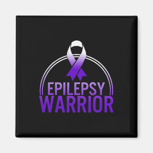Epilepsie Warrior Awareness Seizeness Unterstützun Magnet