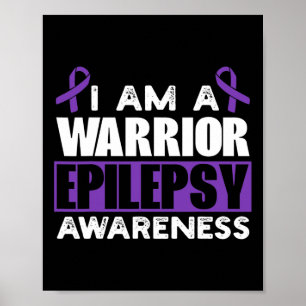 Epilepsie Warrior Epilepsie Krampfanfälle Epilepsi Poster