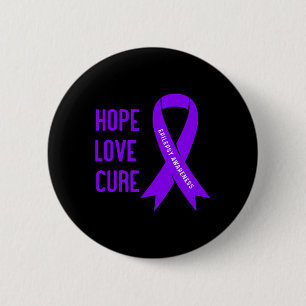Epilepsie Warrior - Lila Epilepsie Bewusstsein Button