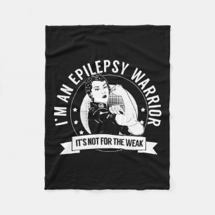 Epilepsie Warrior Nftw - Epilepsie Bewusstsein Fleecedecke