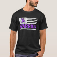 Epilepsie Warrior Ribbon Lila Epilepsie Bewusstsei