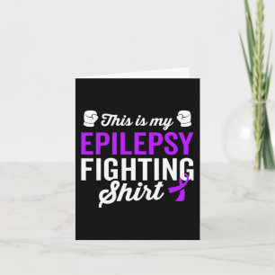 Epilepsie Warrior Survivor Bewusstsein wird gut wi Karte