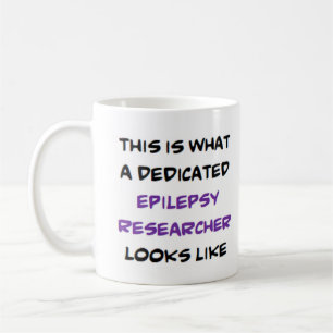 Epilepsieforscherin, engagiert kaffeetasse