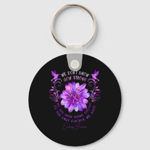 EPILEPSY AWARENESS Blume Wir wissen nicht, wie sta Schlüsselanhänger