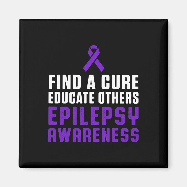 Epilepsy Awareness Fun Healthy Epileptic Warrior S Magnet (Vorne)