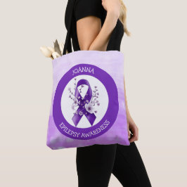 Epilepsy Warrior | Purple Awareness Ribbon Tasche