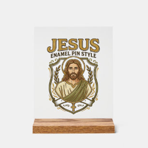 Épinglette en émail Jésus Style Épinglette en émai