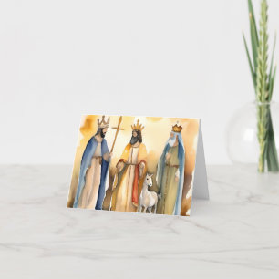 Epiphany oder Three Kings Day A - 6. Januar Feiertagskarte