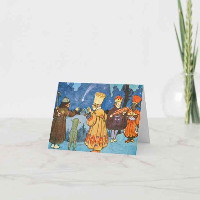 Epiphany Three Kings from the East by Zdenek Guth  Karte (Vorderseite)