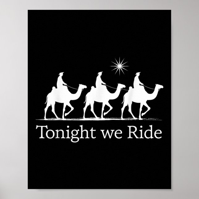 Epiphany Weihnachten Weisen Könige Heute Abend rei Poster (Vorne)