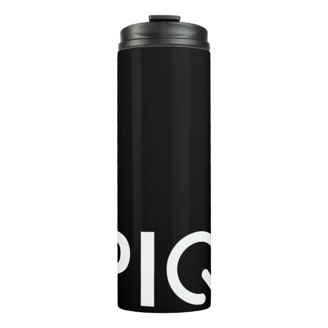 Epique Realty Black Tumblr Thermosbecher (Vorderseite)