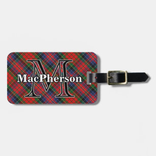 Episch Schottland Clan MacPherson Roter Tartan Gepäckanhänger