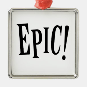 Episch Silbernes Ornament