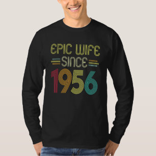 Epische Ehefrau seit 1956 Ihr 66. Hochzeitstag T-Shirt