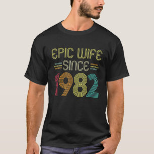 Epische Ehefrau seit 1982 - Ihre 40. Hochzeit Anni T-Shirt