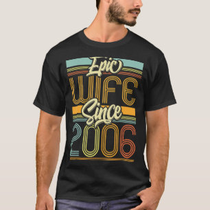 Epische Ehefrau Seit 2006 17 Jahre 17. Hochzeitsfe T-Shirt