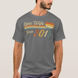 Epische Ehefrau seit 2019 3. Hochzeitstag 3 Jahr T-Shirt