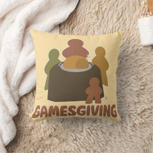Epische Gamesgiving-Spaß-Dankesfeier- Brettspielku Kissen