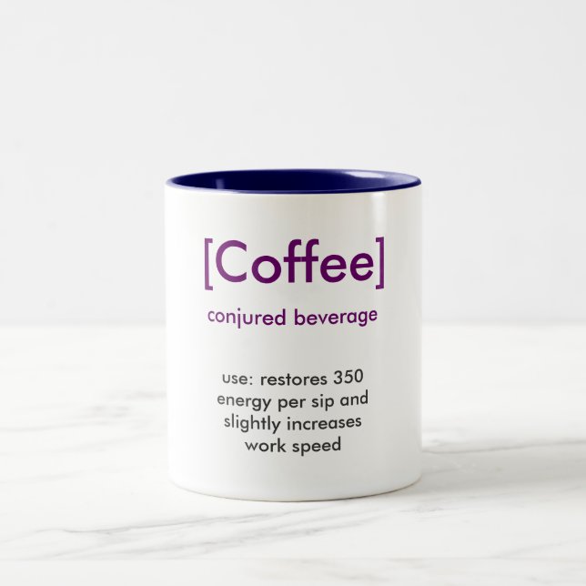 Epische Kaffee-Tasse Zweifarbige Tasse (Mittel)