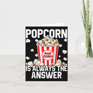 Epische Kostüm-Popcorn-Liebhaber-Mais-Pop Karte