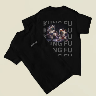 Epische Kung-Fu-Siamesische-Kätzchen-Campfes-Grafi T-Shirt