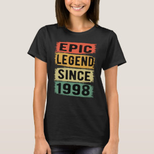 Epische Legende seit 1998 Vintage 1998 Geburtstags T-Shirt