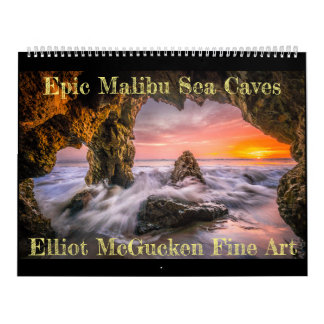 Epische Malibu-Seehöhlen: Schöne Kunst Eliots Kalender