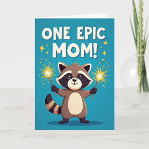 Epische Mama-Funken-Illustrationskarte Karte
