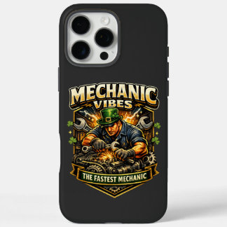Epische Mechaniker Stimmung – Mächtige Auto-Mechan iPhone 16 Pro Max Hülle
