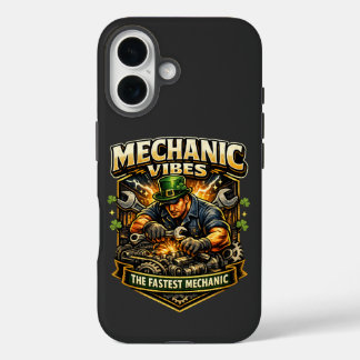 Epische Mechaniker-Stimmung – Mächtige Automaten-G iPhone 16 Hülle
