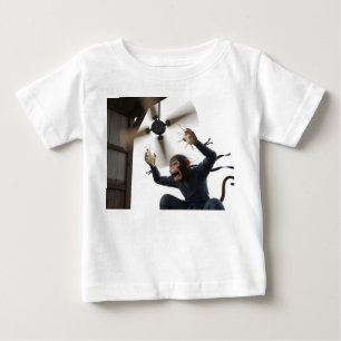 Epische Ninja-Schimpanse-Krieger-Charakter-Illustr Baby T-shirt