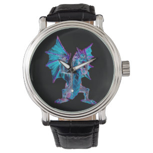 Epische Ozean-Magie-Fantasy-Aqua-Drache Mystisch Armbanduhr