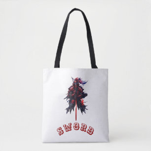 Epische Samurai-Krieger-Künstlerische Grafik Tasche