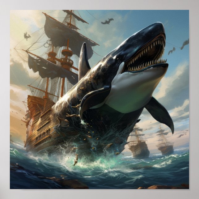 Epische Schlacht: Orca gegen das Poster der Black  (Vorne)