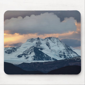 Epische schneebedeckte Maus-Pad - Sonnenuntergang Mousepad